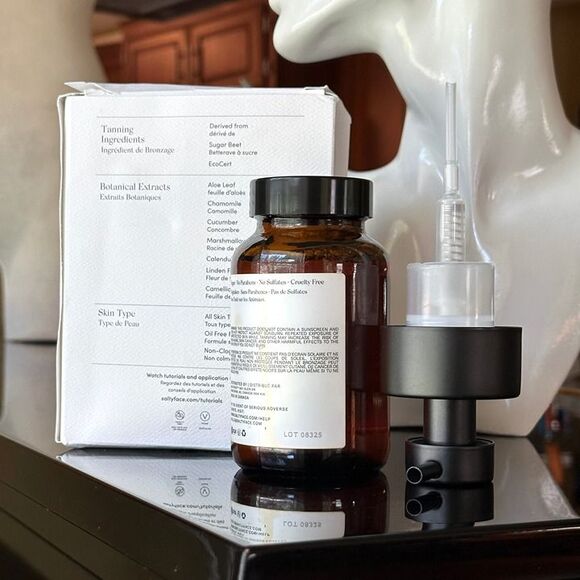 NIB SaltyFace Body Tanning Foam Light Medium No Transfer No Rinse Clean Natural - Picture 7 of 12